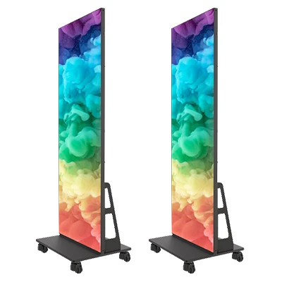 Halowy ekran plakatu LED z technologią kolb